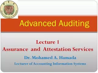 Advanced Auditing