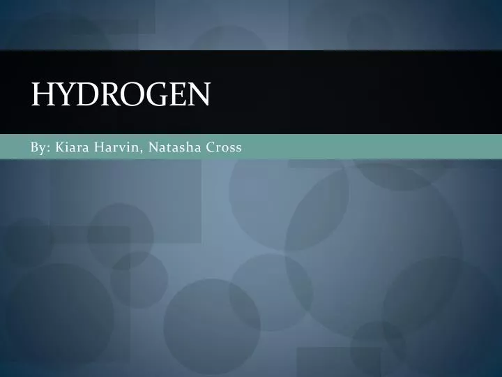 hydrogen