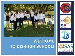 WELCOME TO dis-HIGH SCHOOL!