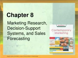 Marketing Research, Decision-Support Systems, and Sales Forecasting