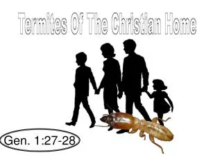 Termites Of The Christian Home