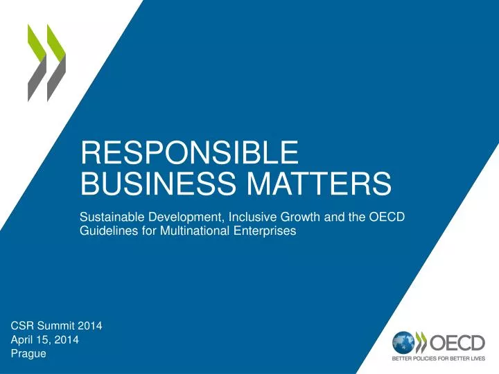 responsible business matters
