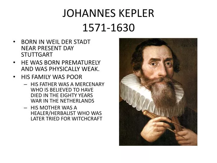johannes kepler 1571 1630