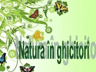 Natura în ghicitori