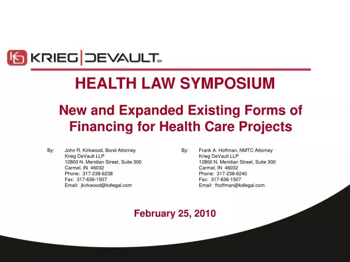 health law symposium