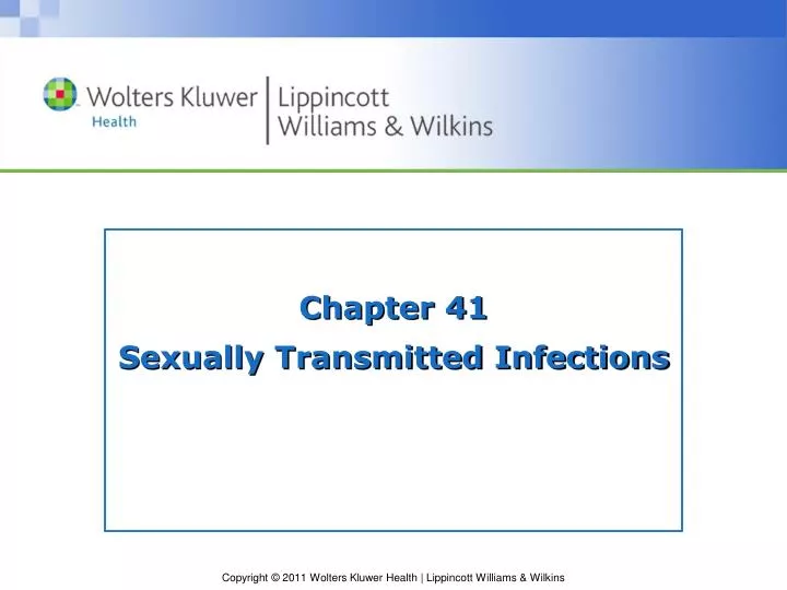 chapter 41 sexually transmitted infections
