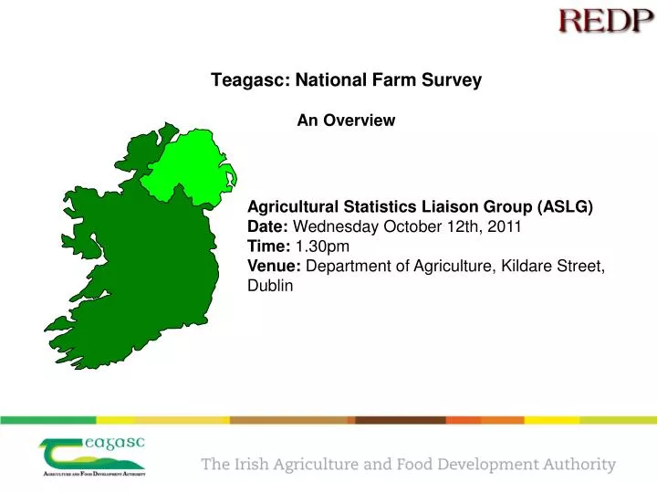 teagasc national farm survey an overview