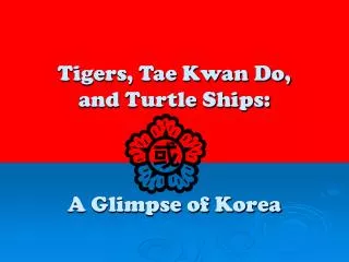 Tigers, Tae Kwan Do, and Turtle Ships: A Glimpse of Korea