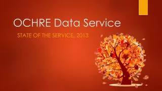 OCHRE Data Service