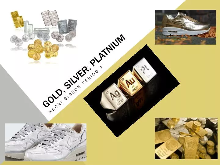 gold silver platnium