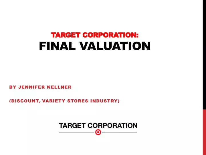 target corporation final valuation