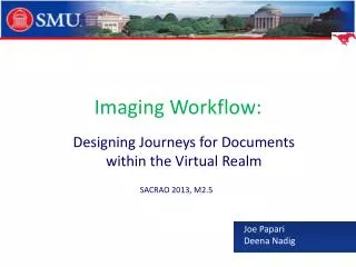 imaging workflow