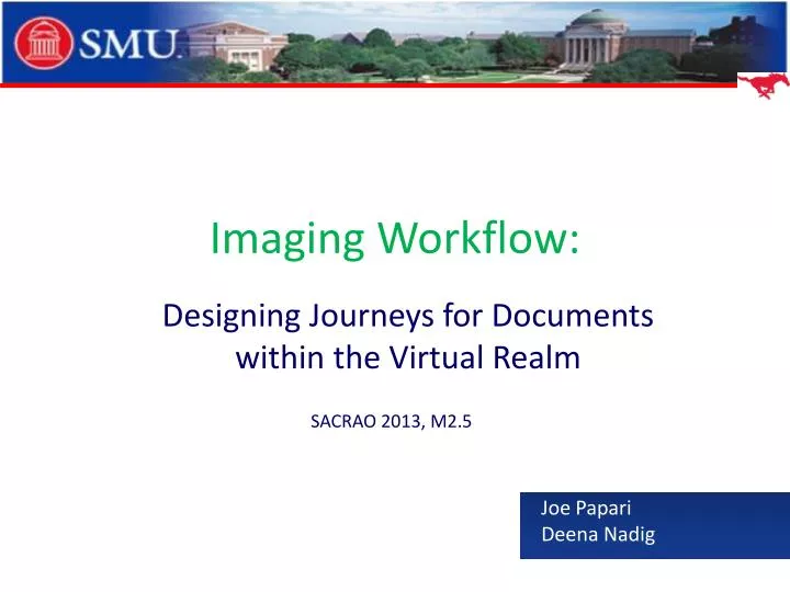 imaging workflow