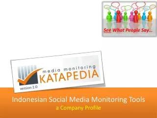 Indonesian Social Media Monitoring Tools a Company Profile