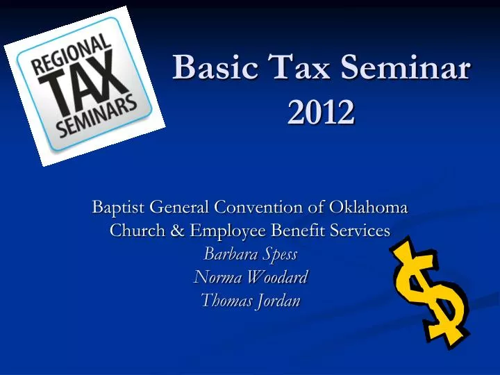 basic tax seminar 2012