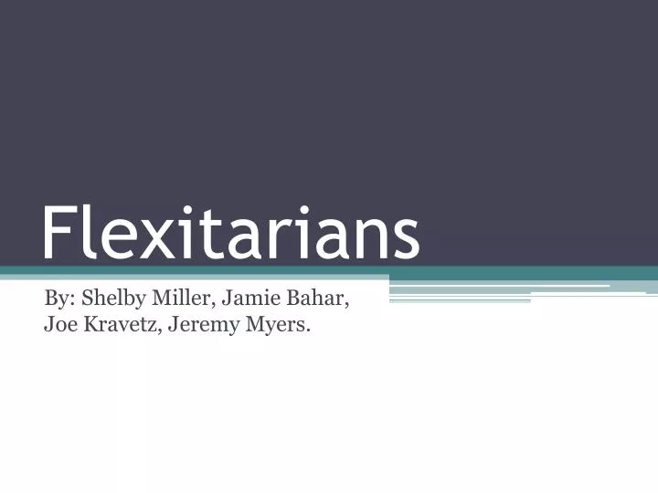flexitarians