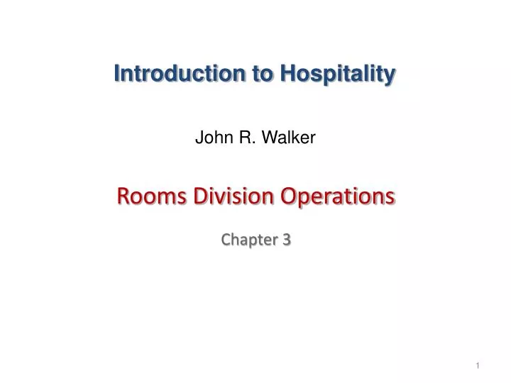 rooms division operations