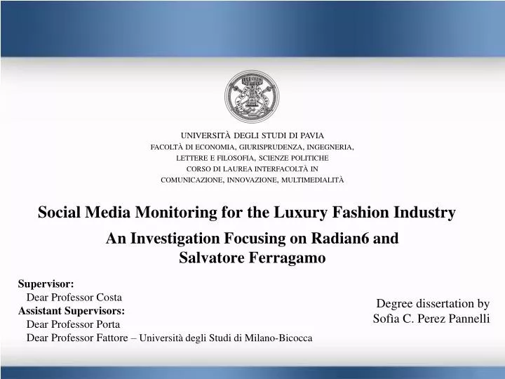 social media monitoring for the luxury fashion industry