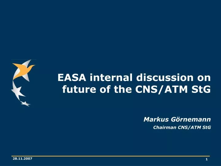 easa internal discussion on future of the cns atm stg