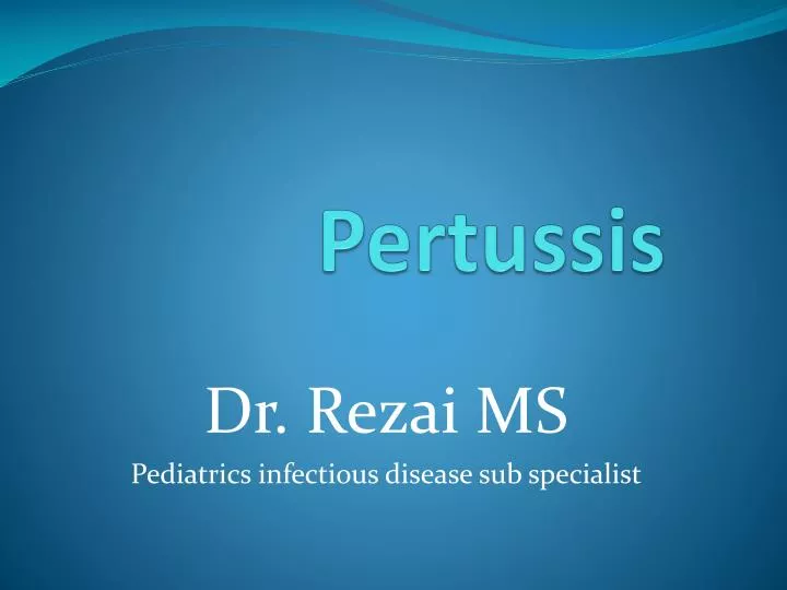 pertussis