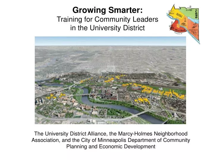 growing smarter training for community leaders in the university district