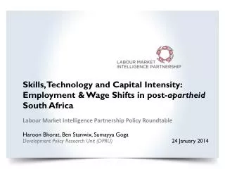 Labour Market Intelligence Partnership Policy Roundtable