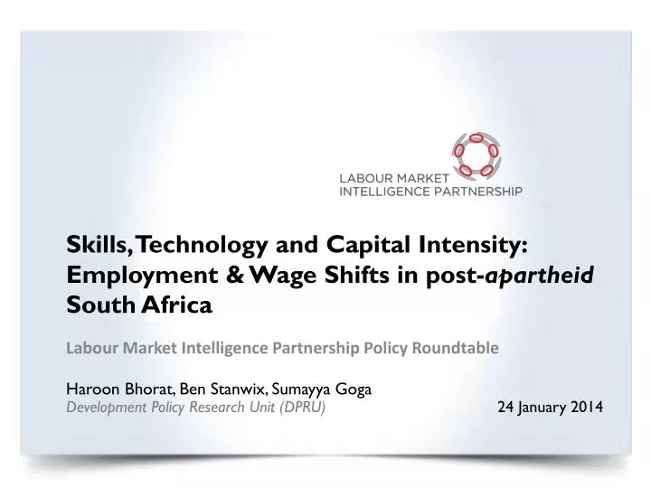 skills technology and capital intensity employment wage shifts in post apartheid south africa