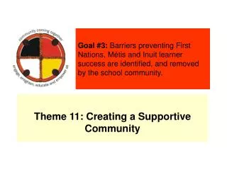 Theme 11: Creating a Supportive Community