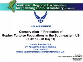 Conservation / Protection of Gopher Tortoise Populations in the Southeastern US