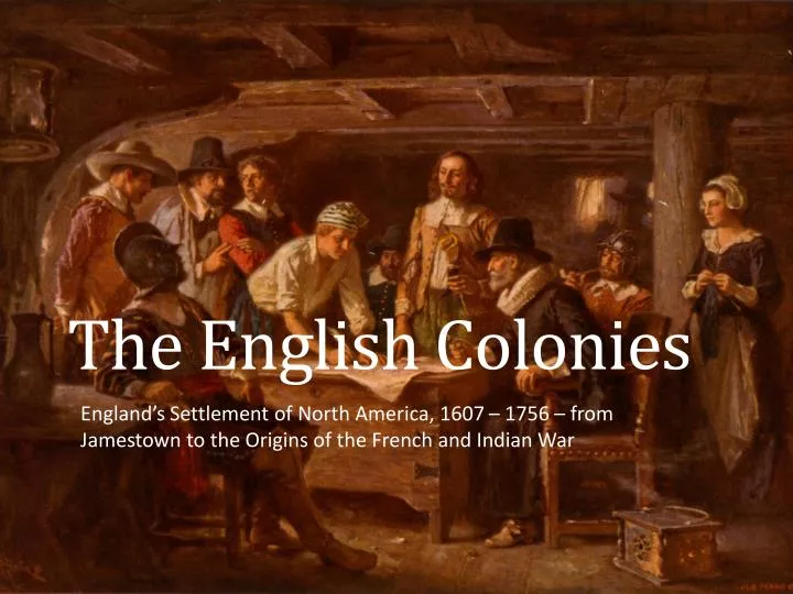 the english colonies