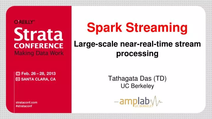 spark streaming large scale near real time stream processing