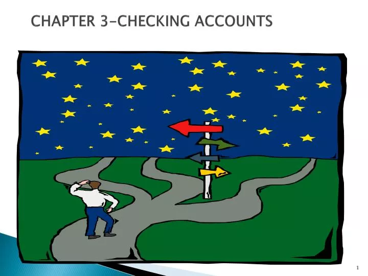 chapter 3 checking accounts