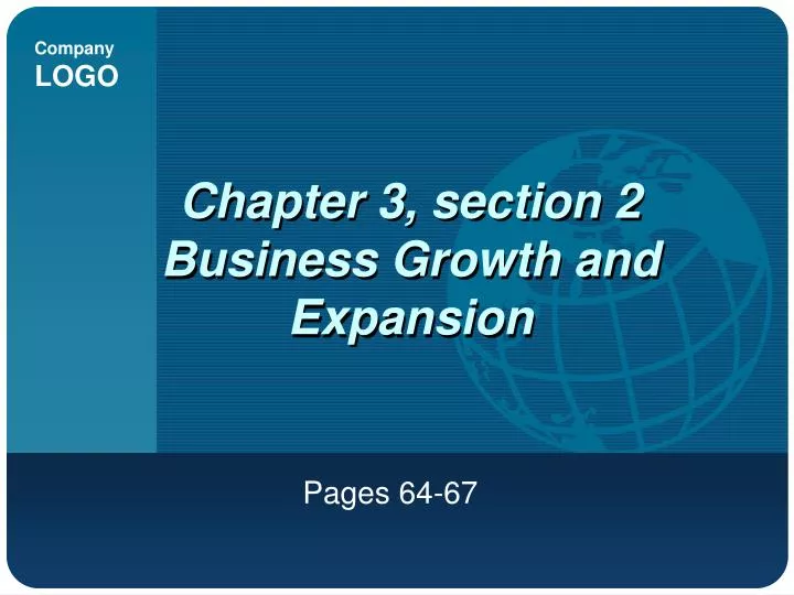 chapter 3 section 2 business growth and expansion