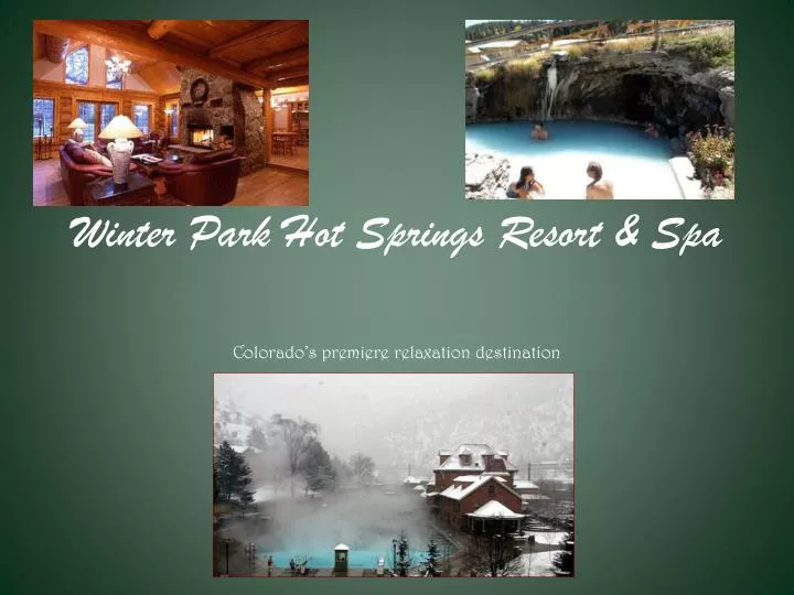 winter park hot springs resort spa