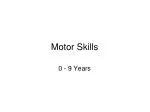 Motor Skills - slide 1