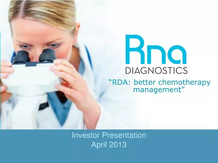 rda better chemotherapy management