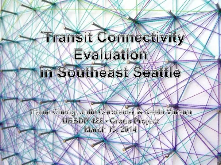 transit connectivity evaluation in southeast seattle