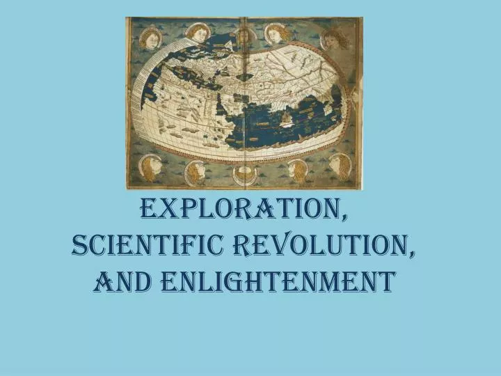 exploration scientific revolution and enlightenment