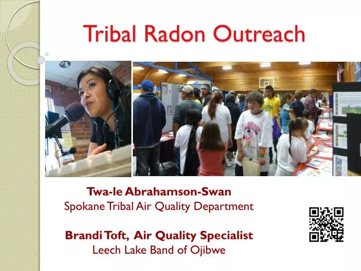 tribal radon outreach