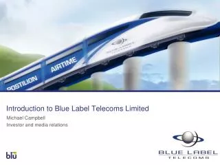 Introduction to Blue Label Telecoms Limited