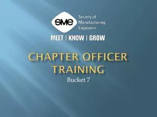 Chapter Officer Training
