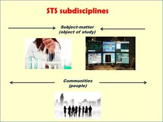 STS subdisciplines