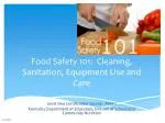 PPT - Cleaning and Sanitation PowerPoint Presentation, free download ...