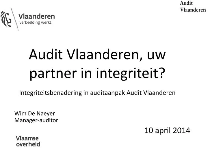 audit vlaanderen uw partner in integriteit integriteitsbenadering in auditaanpak audit vlaanderen