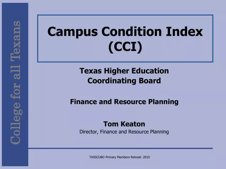 campus condition index cci