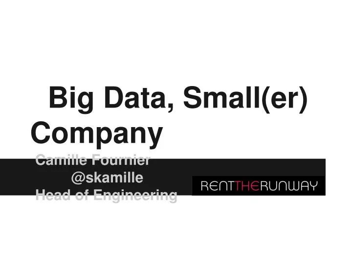 big data small er company