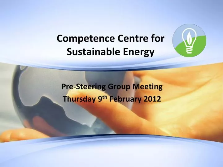 competence centre for sustainable energy