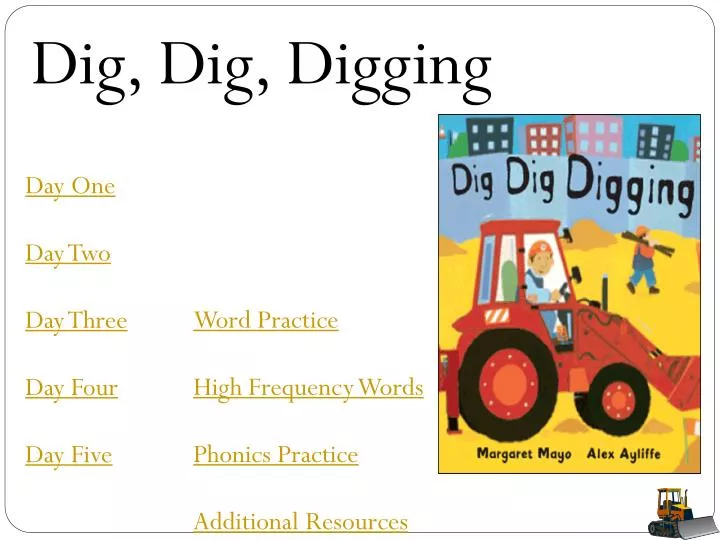 PPT - Dig, Dig, Digging PowerPoint Presentation, free download
