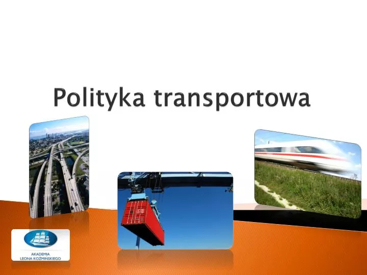 polityka transportowa