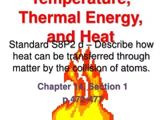 Temperature, Thermal Energy, and Heat